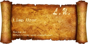 Limp Uzor névjegykártya